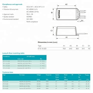 Balastro Electrónico ET-E 60 Driver 60W <span class=keywords><strong>PHILIPS</strong></span> - Product Image 4