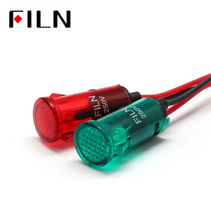 Luz Indicadora LED de Plástico <span class=keywords><strong>Flin</strong></span> de 12.5mm y 24v, Lámpara Indicadora LED Roja y Verde, Lámpara de Señalización LED - Product Image 3