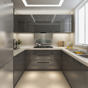 Mobile da Cucina <span class=keywords><strong>in</strong></span> <span class=keywords><strong>Acciaio</strong></span> Inossidabile Impermeabile di Alta Qualità <span class=keywords><strong>per</strong></span> Arredamento Domestico - Product Image 2
