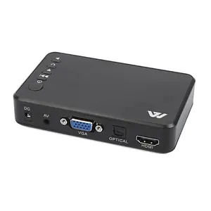 Mini 1080P Full-Hd Ultra Hd Digitale Mediaspeler Voor-Mkv/Rm-Hdd Usb-Drives En Sd-Kaarten