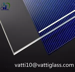 Ar Coating Low Iron Textured Solar Panel Toughened Glass for PV Module