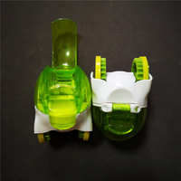Hete Custom Manual Plastic RVS Lemmet Fruit Groente Gereedschap Gemakkelijk Reinigbaar Gember Knoflook Snijder Cutter Chopper Pers