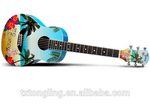 (TL-0042) de Buena Calidad Por Encargo eléctrica ukulele con caso ukulele - Product Image 2