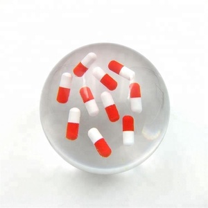 高品質 透明 アクリル ピル 文鎮 スタンド カプセル クラフト - Product Image 1