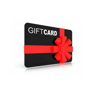 New arrival paper gift card with invitation for service