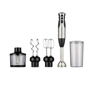 Homeleader Edelstahl, 800W, Smart Stick 3-Geschwindigkeit Hand Mixer, 4-In-1 Multifunktions Küchenmaschine, K39-038