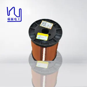 20 - 56 AWG Varnished Copper Wire / Blue Copper Enameled Wire , 0.4mm - 0.8mm Red Fine & super Fine Copper Wire Insulated Solid