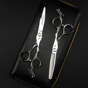 6.0 " <span class=keywords><strong>Ciseaux</strong></span> à cheveux japonais en argent en solde, <span class=keywords><strong>ciseaux</strong></span> de <span class=keywords><strong>coiffure</strong></span> bon marché en acier 440C, <span class=keywords><strong>ciseaux</strong></span> effilés, rasoir de coiffeur, coupe de cheveux - Product Image 3