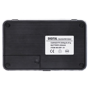 LCD 6 1 다기능 디지털 저울 전자 0.01*500g 무게 균형 계산기 실버 쥬얼리 - Product Image 4