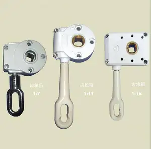 Awning components Gear box for manual retractable awning