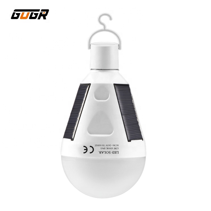 Энергосберегающая лампа на солнечной батарее с панелью, перезаряжаемая светодиодная аварийная лампа на солнечной батарее 7 Вт, 12 Вт