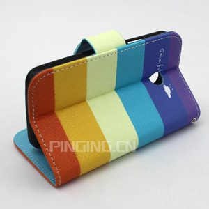 Pequeño MOQ impresa moda venta al por mayor soporte de la carpeta del tirón del cuero contraportada para <span class=keywords><strong>Huawei</strong></span> Acend Y330 - Product Image 6