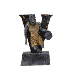Nanwei Wholesale Resin Custom Pewter Basketball Figure <strong>Trophy</strong> Award - Product Image 3