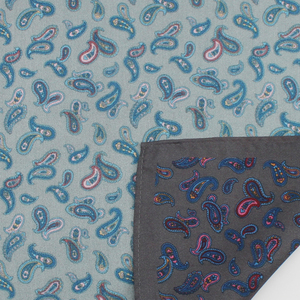منديل جيب حريري للرجال بتصميم عصري مطبوع ولف آلي مخصص - Product Image 6