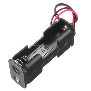Caja Del Sostenedor de Batería De Plástico negro w Cable para <span class=keywords><strong>2</strong></span> <span class=keywords><strong>pilas</strong></span> <span class=keywords><strong>AA</strong></span> - Product Image 2
