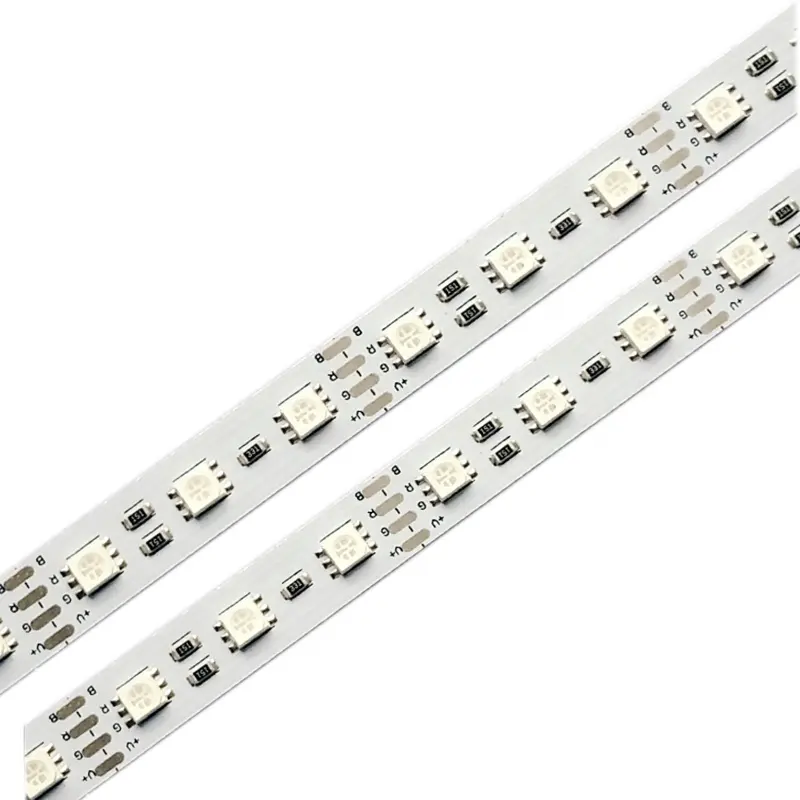 Light Box Backlight 24V 12V SMD Aluminum Light Bar 72 60 led 5050 RGB LED Rigid Strip