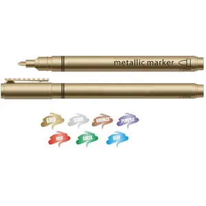 opaque writing easily wiped off promotional gift metallic marker pen