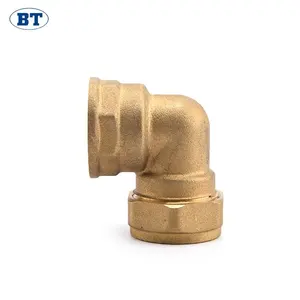 BT6022 galvanized brass copper threaded welded y pipe fitting