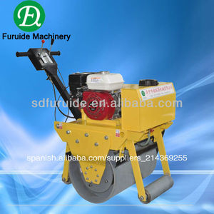 Gasolina honda sola 5.5hp mini tambor de rodillos vibratorios carretera con un rendimiento superior( fyl- 600) - Product Image 1
