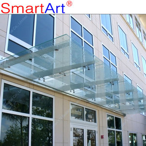 Auvents en verre et en métal / auvents <span class=keywords><strong>d</strong></span>'entrée en verre / grande auvent - Product Image 6