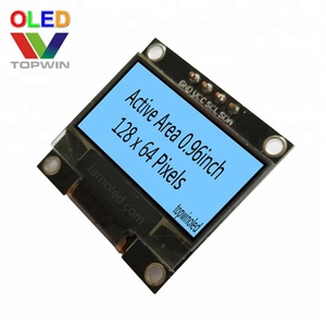 Topwin 0.96 ''0.96 inç 0.96 inç 128x64 piksel sarı ve mavi oled ekran modülü 4pin iic arayüzü TW28640960A 1306 pcb kartı - Product Image 5