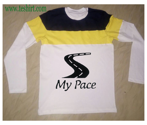 Camiseta de Manga Larga para Hombre, Cuello Redondo, 100% Algodón Orgánico, Diseño Estampado, Tejido de Punto, Ecológica, Tirupur Hosiery Online - Product Image 4