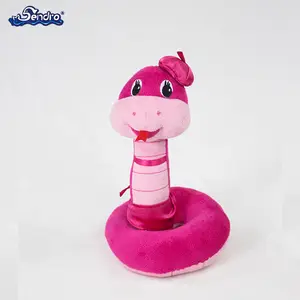 factory price cartoon design your own custom plush snake toys animals