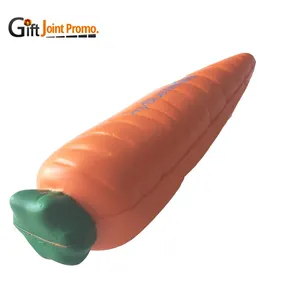 Vegetable Carrot Shaped PU Foam Stress Ball Antistress Ball
