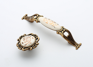 منتجات جديدة درج مطبخ الزنك السيراميك مقابض للخزانة - Product Image 3
