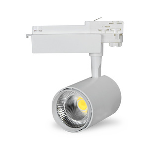 Fabrik preis 30 Watt COB 2/3/4 drähte kommerziellen schwarz farbe leuchte CRI90 track led-licht - Product Image 2