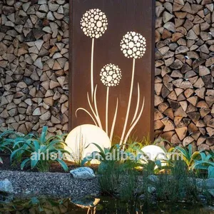 Laser Cut Corten Baja Dinding Kamar Divider UNTUK RESTORAN