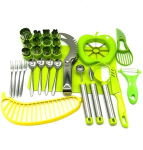 Juego de Herramientas de cocina para tallado de fruta, cortador de fruta, rebanador de plátano, sandía, rebanador, plato de fruta, 30 Uds., gran oferta - Product Image 1