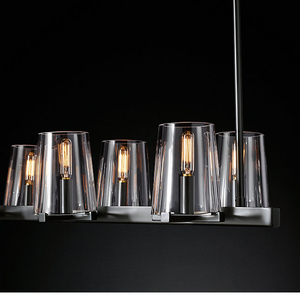 Loft led linéaire bocal en verre pendentif lampe lumière pour <span class=keywords><strong>bar</strong></span> - Product Image 3