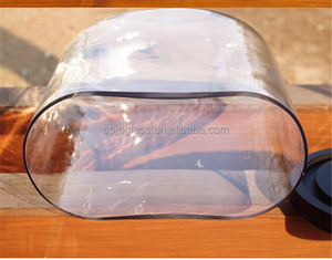 Campana di Vetro Ovale Moderna con Base, <span class=keywords><strong>Vaso</strong></span> da Tavolo Artigianale Ecologico - Product Image 6