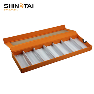 Bán Buôn Thời Trang Đen PU Sunglasses <span class=keywords><strong>Display</strong></span> Box 2*4 Slots Kính Hiển Thị Khay - Product Image 5