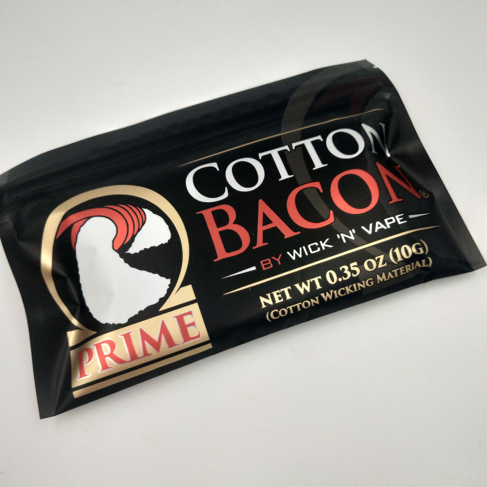 Новейший хлопковый органический хлопок bacon gold prime 10 г упаковка для rba rda tank wick gold package bacon cotton