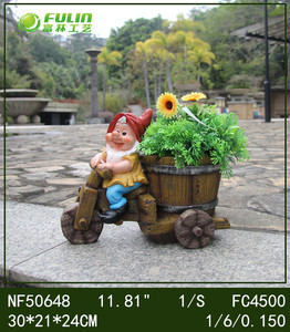 야외 장식용 화분 재배자와 재미있는 정원 그놈 동상 제품 카테고리 정원 장식품 - Product Image 3