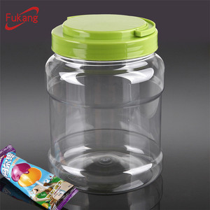 2.5L Round Plastic Container with Handle, clear Plastic Coffee <strong>Jar</strong> Wholesale, <strong>Empty</strong> Wide Mouth Seeds <strong>Sweet</strong> Containers China - Product Image 3