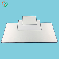 Tapis de souris en caoutchouc, cm, grand format, blanc uni, en néoprène, matériau pour impression par Sublimation