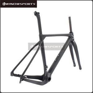 Winow disco grava fibra de <span class=keywords><strong>carbono</strong></span> completo <span class=keywords><strong>cuadro</strong></span> de la bicicleta grava bicicleta del carbón del marco de <span class=keywords><strong>ciclocross</strong></span> grava bici - Product Image 2