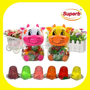 Jalea líquida de frutas, caramelo en forma de animal, tarro de gelatina con hucha - Product Image 2