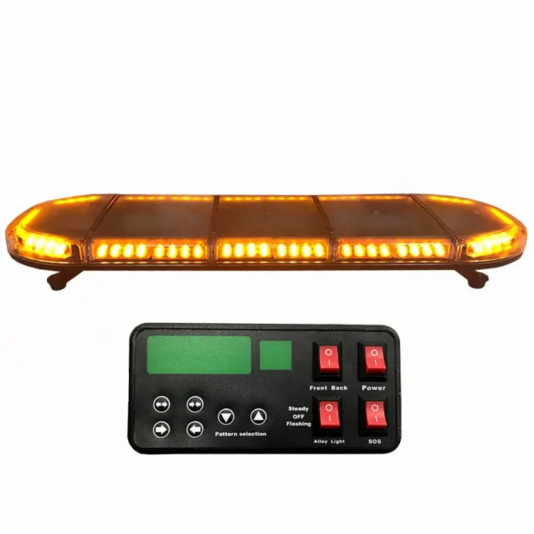 ECE R65 CE ענבר אדום כחול משאית גג הר תנועה יועץ hazard lightbar חירום אזהרת אור בר עם סמטה אור