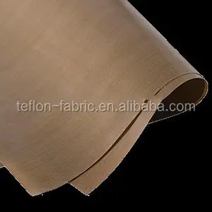 Amostra grátis PTFE / Teflon fibra de vidro pano / tecido non-stick de alta resistência à tração PTFE