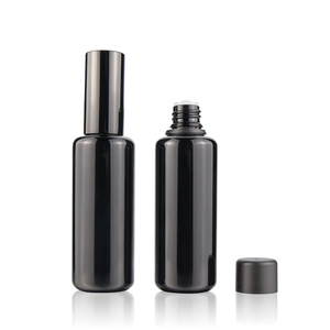 Commercio all'ingrosso 100ML 60ML 50ML 30ML 10ML nero ultra violet pompa a spruzzo contagocce di olio essenziale uv bottiglie di vetro - Product Image 2