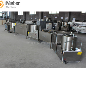 potato chips making machine combined potato washing <strong>peeling</strong> cutting machine - Product Image 5