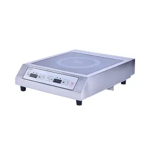 Digital display electric induction cooker 3500w, glass plate flat commercial induction cooker