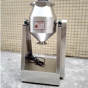 10kg small double cone shape stainless steel silent dry powder mixing machine