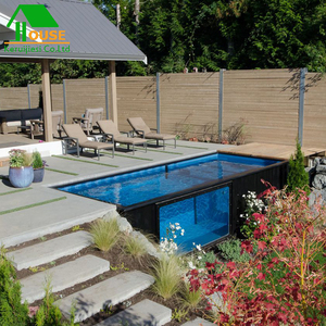Piscina Económica de Contenedor Marítimo con Estructura de Acero y Paredes de Vidrio para Exteriores - Product Image 4