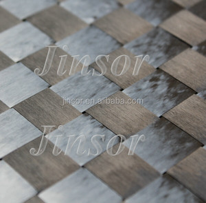 Tejido de cuero de fibra de carbono cuadrado grande - Product Image 3