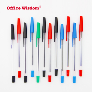 Bền Trong Suốt Thùng Bút Bán Văn Phòng TrườNg Học Đơn Giản Ballpen Nhiều Màu Nhựa Stick Ballpen - Product Image 3